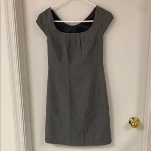 Express Gray Cap Sleeve Dress